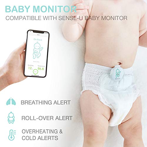 Sense-U Monitor De Bebê De Vídeo 2Pcs Com Câmera Panorâmica-Inclinação-Zoom Remota, Conversa Bidirec