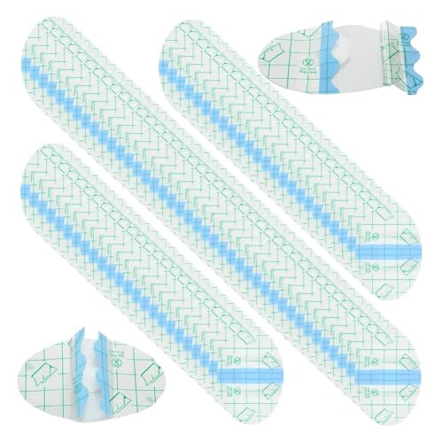 Fwefydwe シャワー用 防水耳用使い捨て耳ステッカー 吸水性コットン付き 赤ちゃん用 大人用 PUフィルム 防水ステッカー