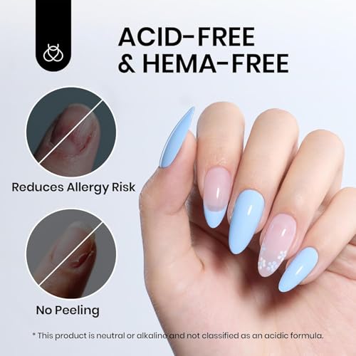 Image of Beetles 3Pcs Gel Nail Glue Kit, Nail Dehydrator and Primer, Acid & HEMA Free Professional Prep for Press On Nails, Nail Tips and Extensions Gifts for Women
