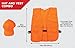 Allen Company Blaze Orange Hat & Vest Safety Bundle