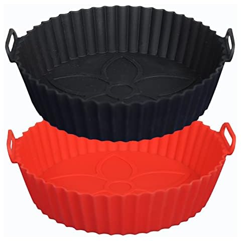 Reusable Silicone Air Fryer Liners 2PCS Cover