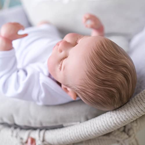 iCradle Reborn Baby Dolls 20 Zoll 50cm Reborn Kleinkind Puppe Weiches Vinyl Silikon Echtes Leben Wie Neugeborene Puppen Magnet Schnuller Geburtstagsgeschenke Spielzeug – Bild 6