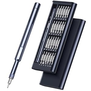 49-in-1 Small Screwdriver Set, [Super Durable] Tiny Torx Screwdriver Fits All Ring Doorbell, Precision Magnetic Mini Repair Tool Kit for Watch, Laptop, Eyeglass, Camera, Men Gift Screw Driver
