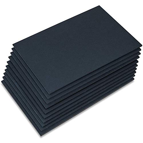 Zewoi Schwarzes expandiertes PVC-Blatt PVC-Schaumplatten für Modellier- und DIY-Modelle usw,10 pcs,200x300mmx2.8mm Cover