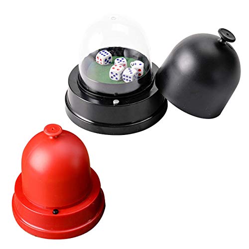 HAMILO 電動ダイスカップ サイコロ 自動 ボードゲーム 2色セット