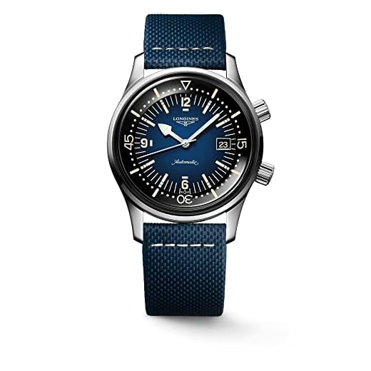 Longines orologio Heritage Legend Diver BLU Watch 42mm BLU automatico Acciaio L3.774.4.90.2