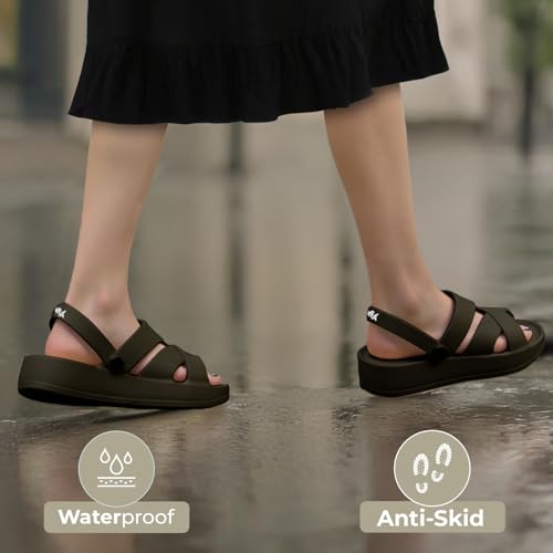 Image of YOHO Wanderz Clogs for Women | Soft EVA Cushioned Footbed | Lightweight with Bold Sole, Waterproof