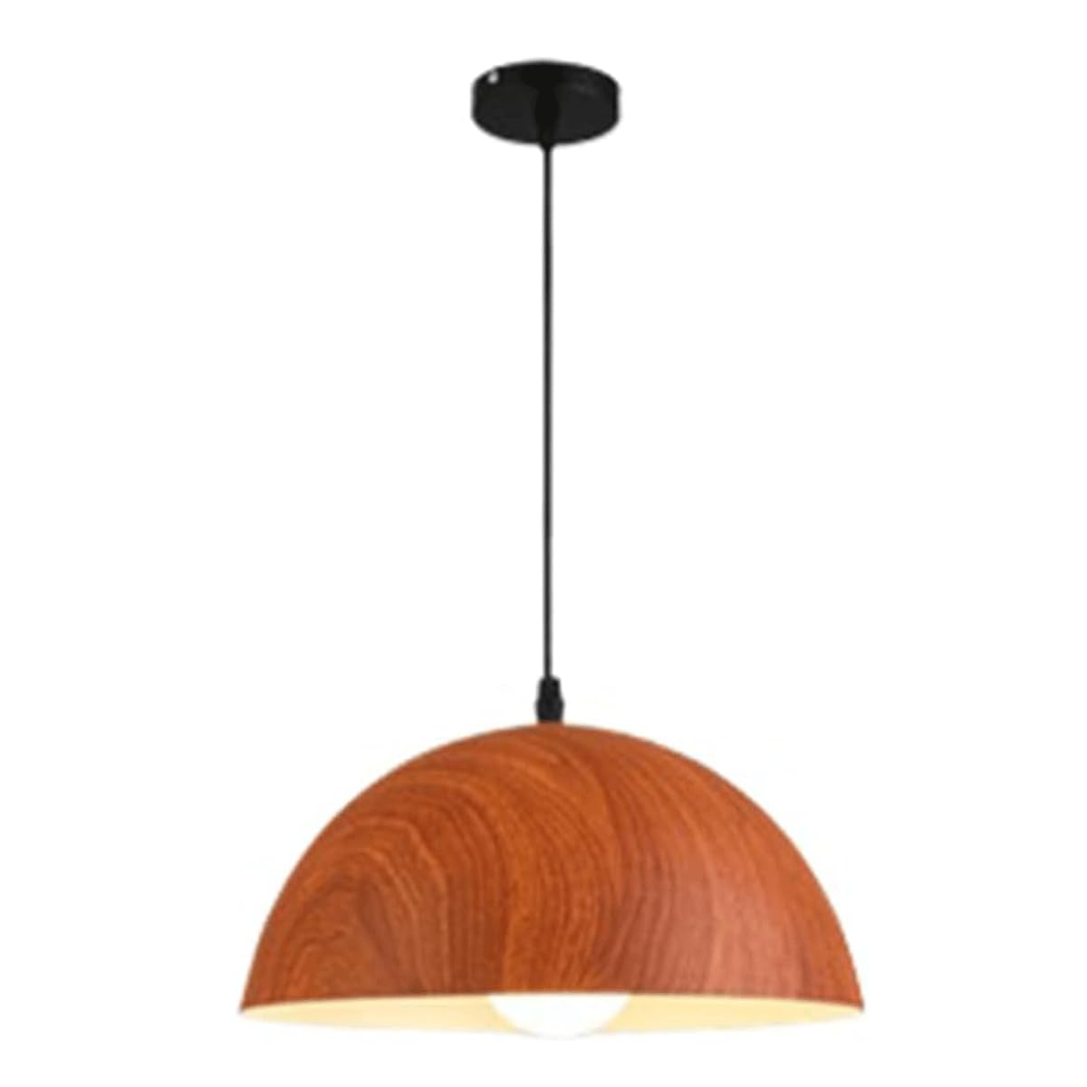 Regulowane żyrandole w stylu rustykalnym, 1 sztuka, wykończenie z drewna, kopuła, wisząca, lampa sufitowa w stylu vintage, industrialna, nowoczesna lampa wisząca do jadalni, rustykalny korytarz, stodo