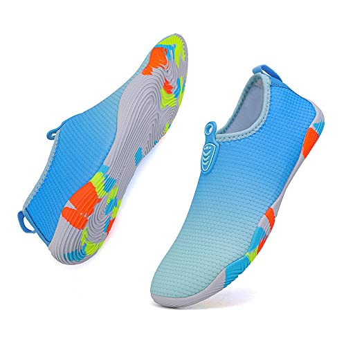 Image of Vsufim Quick-Dry Water Sports Barefoot Shoes Aqua Socks for Swim Beach Pool Surf Yoga for Women Men