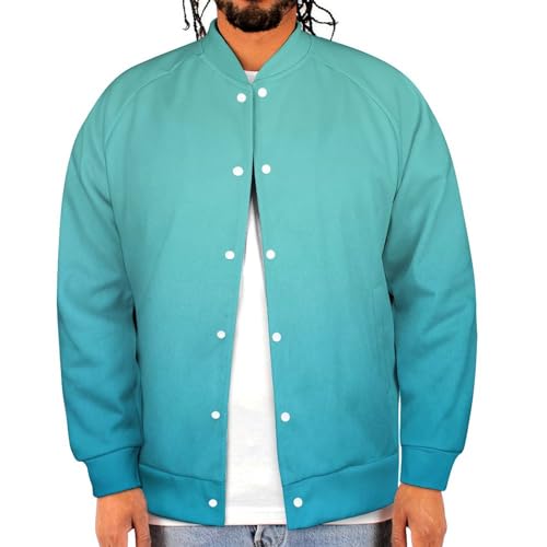 Veste universitaire homme bleu sarcelle pour un look streetwear urbain au quotidien