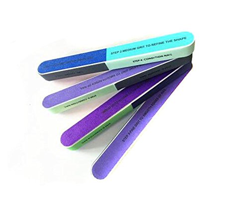 10PCS 7 Ways Professional Colourful Nail Buffing Block Manicure Pedicure Tool Emery Board Nail Art Care Buffing Buffer Sanding Files Shiny Block