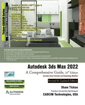 Paperback Autodesk 3ds Max 2022: A Comprehensive Guide, 22nd Edition Book
