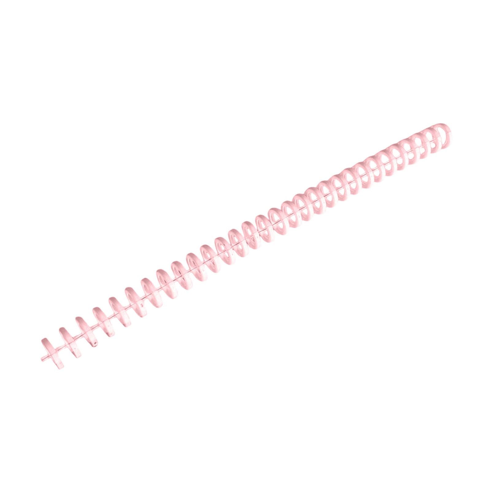 SHYYOULQE 30 Rings Binder Spine PVC Binding Comb 30 Hole 12mm Binding Coils for Refillable Notebook Binder Journal Planner Multi Hole