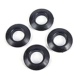 wueiooskj 4 Stück Paddel Tropfringe rutschfeste Kajak Spritzrohr Greifermanschetten Spritzschutz Zubehör