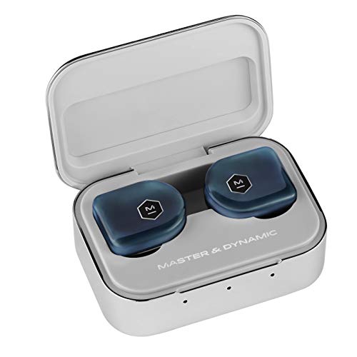 Image of Master and Dynamic MW07 Plus True Wireless Earphones - Steel Blue