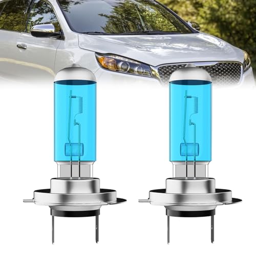 Image of Headlight Bulbs Compatible With Kia Sorento 2011-2016,H7 High Beam Halogen Light Bulb Combo,Super Bright 6000K White,Plug and Play,Pack of 2