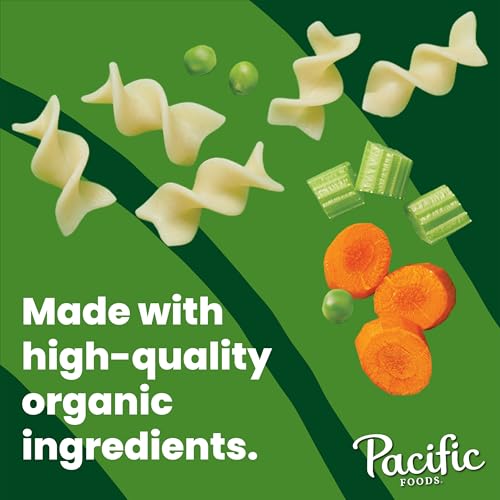 Image of Pacific Foods Organic Chicken Noodle Soup, 16.1 oz Can (Pack of 12)