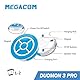 MEGACOM DuoMon 3 Pro-Version – Kabelloses Laden, Automatisches Drehen/Automatisches Fangen/Dual-Accounts, Bluetooth-Gerät für Unterwegs, 20 m Reichweite, Kompatibel mit iOS 14+/Android 8+ (2 GB RAM)