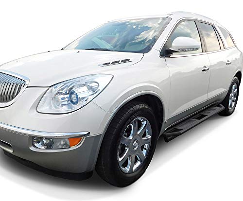 Estribos laterales de aluminio APS 6.5in para Chevy Traverse y Buick Enclave miniatura 6
