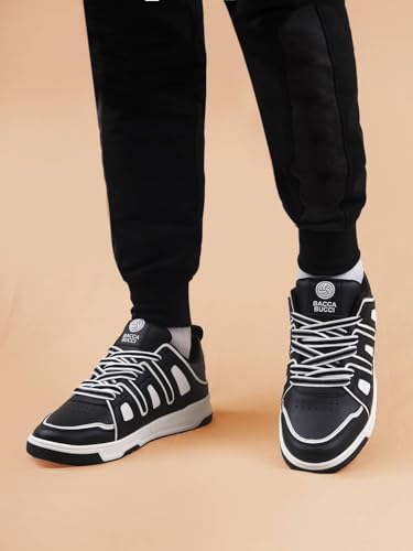 Image of Bacca Bucci Men Lace Up Low Top Trainers