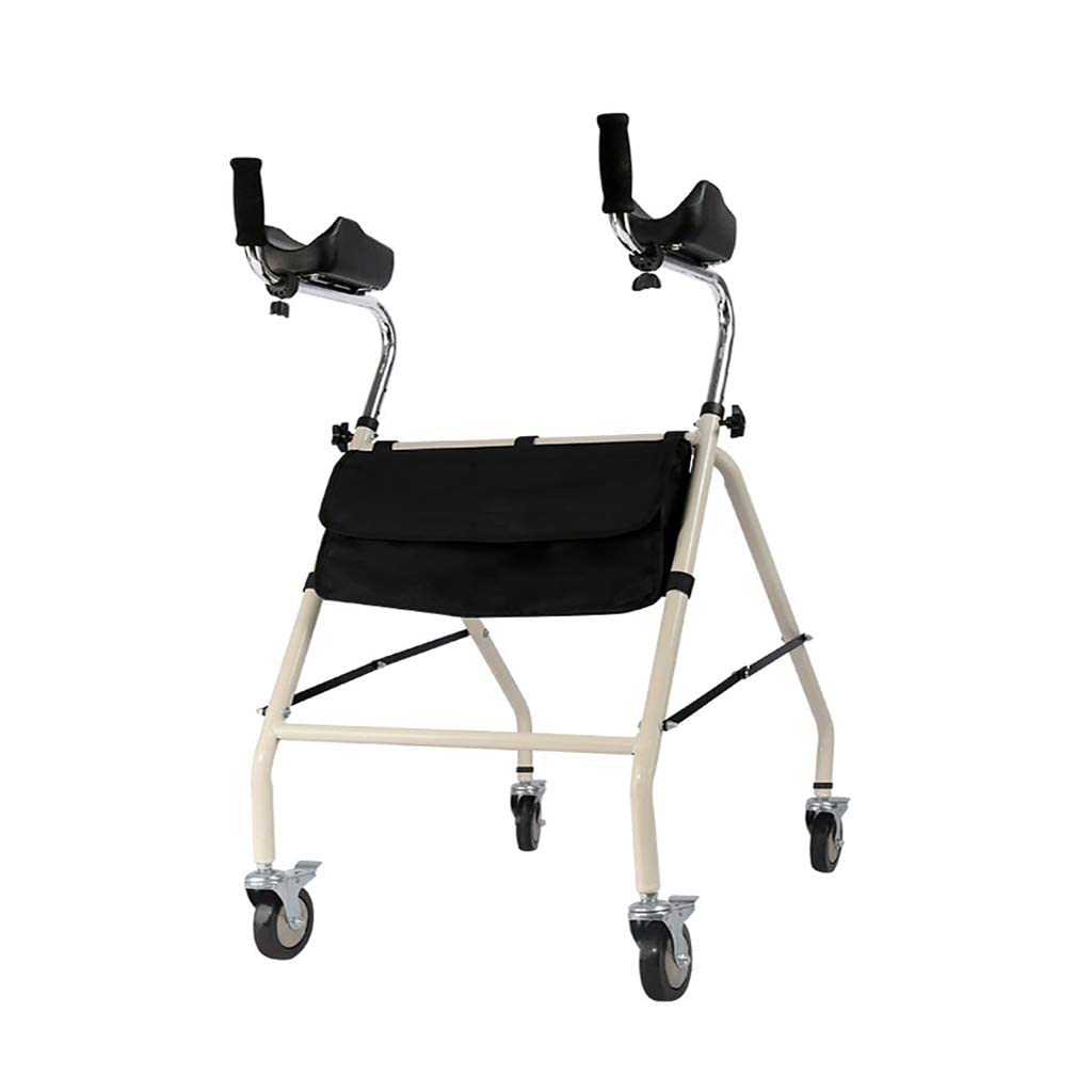 Original Upright Walker – Lightweight Stand Up Rollator Walker Walking Aid with Seat – Easier Handling Compact Design
