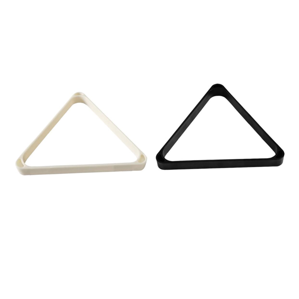 Sturdy Plastic Billiard Balls Triangle Rack 2pcs Rack for Home Party Club