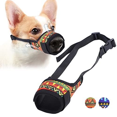 Hunde Maulkorb Nylon - Verstellbar & Atmungsaktiv Für Kleine Bis Große Hunde