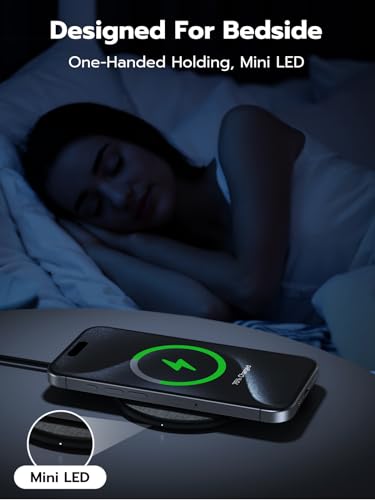 NewQ Wireless Charger for Samsung, 15W Max Wireless Charging Pad for iPhone 16 15 14 13 12 11 mini/SE/Pro/Max/Plus,Samsung Galaxy S23/S22/S21/S20/S10/S9/S8/S7/Note20/10/9/8, Google Pixel 8/7/6,1 Pack