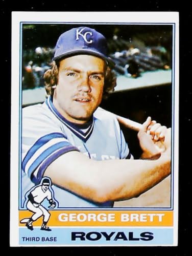 1976 Topps (EXMT) 19 George Brett Kansas City Royals MLB Baseball Trading Card