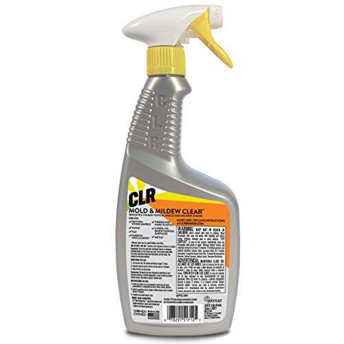 Clr Mold & Mildew Clear, Bleach-Free Stain Remover Spray | Works On Fabric, Wood, Fiberglass, Concrete, Brick, Painted Walls, Glass And More | Epa Safer Choice (32 Ounce) #TOP1