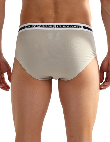 U.S. POLO ASSN. Men's Cotton Blend Classic Solid Briefs