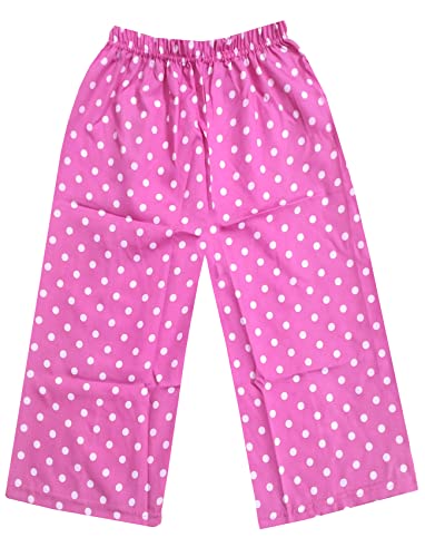 Image of indi weaves Kid's Girls Cotton Polka Printed Stylish Capri