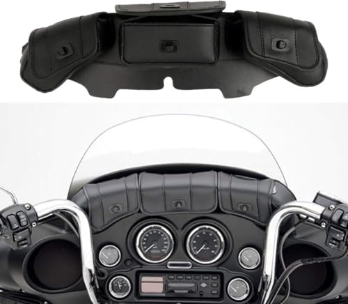 Bolsa Batwing para Parabrisas Harley Touring 3 Bolsillos miniatura 1