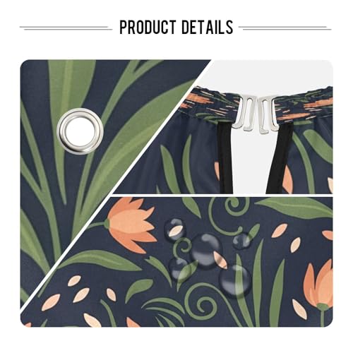 Capa para cortar cabello impermeable con flores durazno, profesional para barbería y salón, con cierre ajustable de broches para estilismo y peluquería miniatura 4