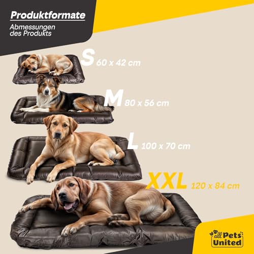 all Pets United® Hundekissen Hundebett Indoor & Outdoor; Hunde-Kissen Hunde-Körbchen; Schlafplatz für Hund & Katzen (XL - 120x84 cm)