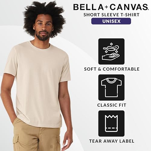 Unisex Short Sleeve T-Shirts Multipack of 1|3|6|10, Make Your Own Color Set3