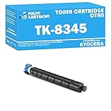 15.000 Páginas Pulpo Cartucho - Toner Genérico TK-8345 Cyan Compatible con Kyocera TK8345 / 1T02L7CNL0 - Valido para Impresoras TASKalfa 2552 Ci/TASKalfa 2553 Ci