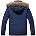 DLGJPA Men's Mountain Waterproof Ski Jacket Fur Hooded Windbreakers Windproof Raincoat Winter Warm Snow Coat