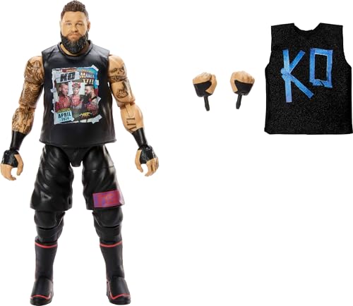 Mattel WWE Elite Action Figure & Accessories Series #116 6-inch Collectible Kevin Owens with 25 Articulation Points & Swappable Hands