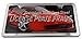 LFPartS 2 Hole Slim Style Polished Stainless Steel License Plate Frame Mirror Finish, Chrome