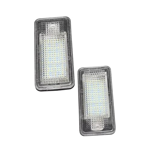 Piloto de matrícula compatible con Audi A6 C6 A4 B7 A3 8P luces traseras coche 2 Uds