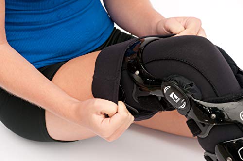 Bracesox | (Medium) Cotton Knee Brace Undersleeve | Premium Cotton Sleeve For Under Brace - Leg Sleeves For Men And Women- Comfortable, Breathable, Durable #TOP4