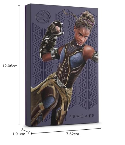 Image of Seagate Shuri SE FireCuda External HDD - USB 3.2, Customizable RGB LED Cyan, Works with PC, Mac, PlayStation, and Xbox, with 3-yr Data Recovery Services (STLX2000402)