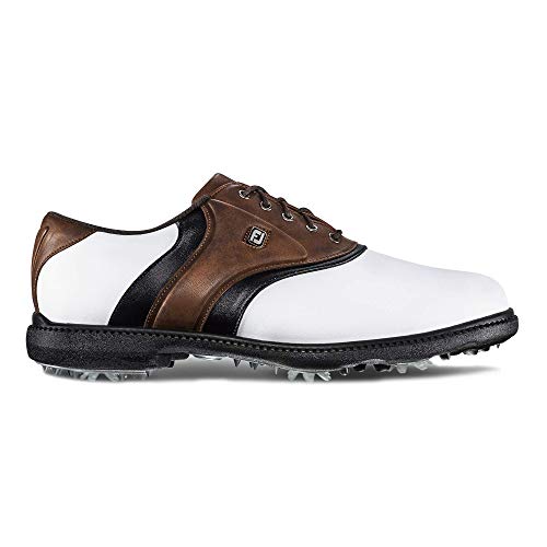 Footjoy Men's Fj Originals Golf Shoes, White/Brown, 7 #TOP2