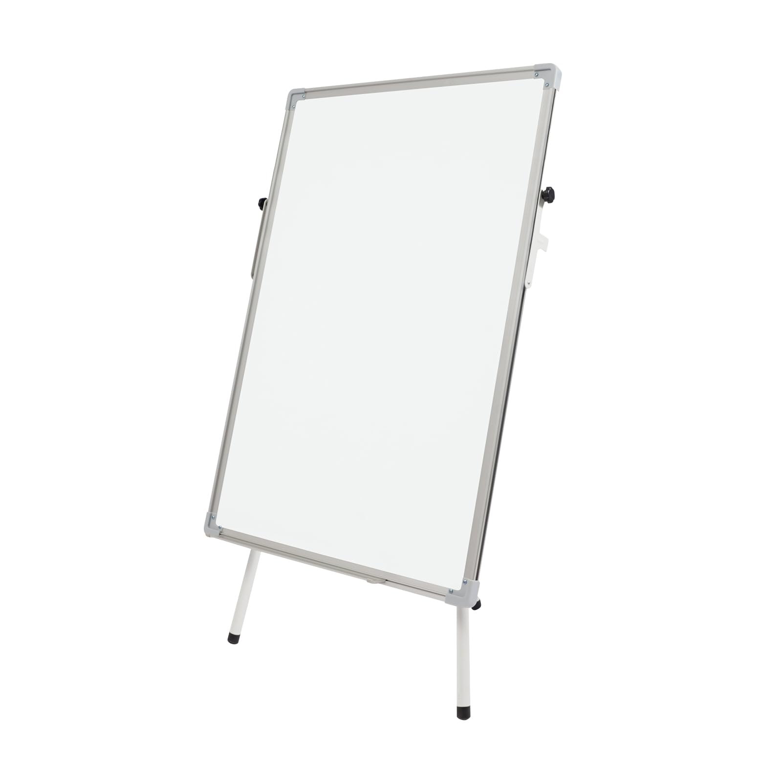 Pizarra blanca de altura ajustable, magnética, moderna, para oficina, con soporte, soporte para partituras con trípode para casa y escuela, blanco, hierro y aleación de aluminio, 61 x 91,4 cm