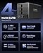 ORICO 4 Bay Hard Drive Enclosure Aluminum USB3.0 with Hard Drive Tray-Less Design, Build-in 80mm Cooling Fan and 150W Power Supply Max Up to 64TB-9548