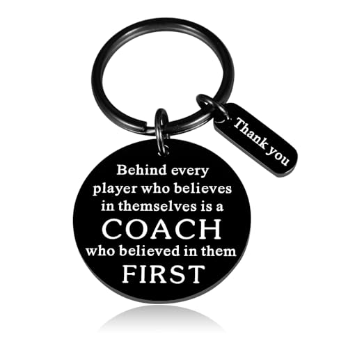 ZZP Keychain Gifts for Coach Young Men, Football Gifts for Coach, Thank You Gifts for Soccer Football Volleyball Coach Men Women Softball Keychain Baseball Basketball Tennis Softball Gifts