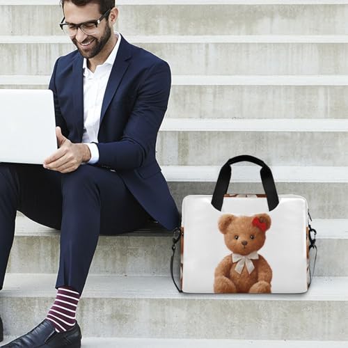 Funda para portátil ALAZA oso de peluche marrón miniatura 3
