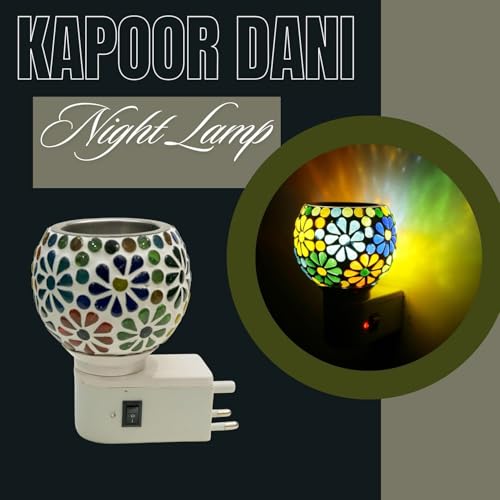 Image of RUPIKA | Electric Kapoor Dani Lamp | Camphor Diffuser, Aroma Oil & Incense Burner, Dhoop Lamp for Home, Temple, Office & Meditation Use