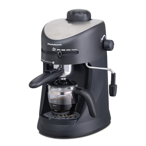 Morphy Richards New Europa 800-Watt Espresso and Cappuccino 4-Cup...